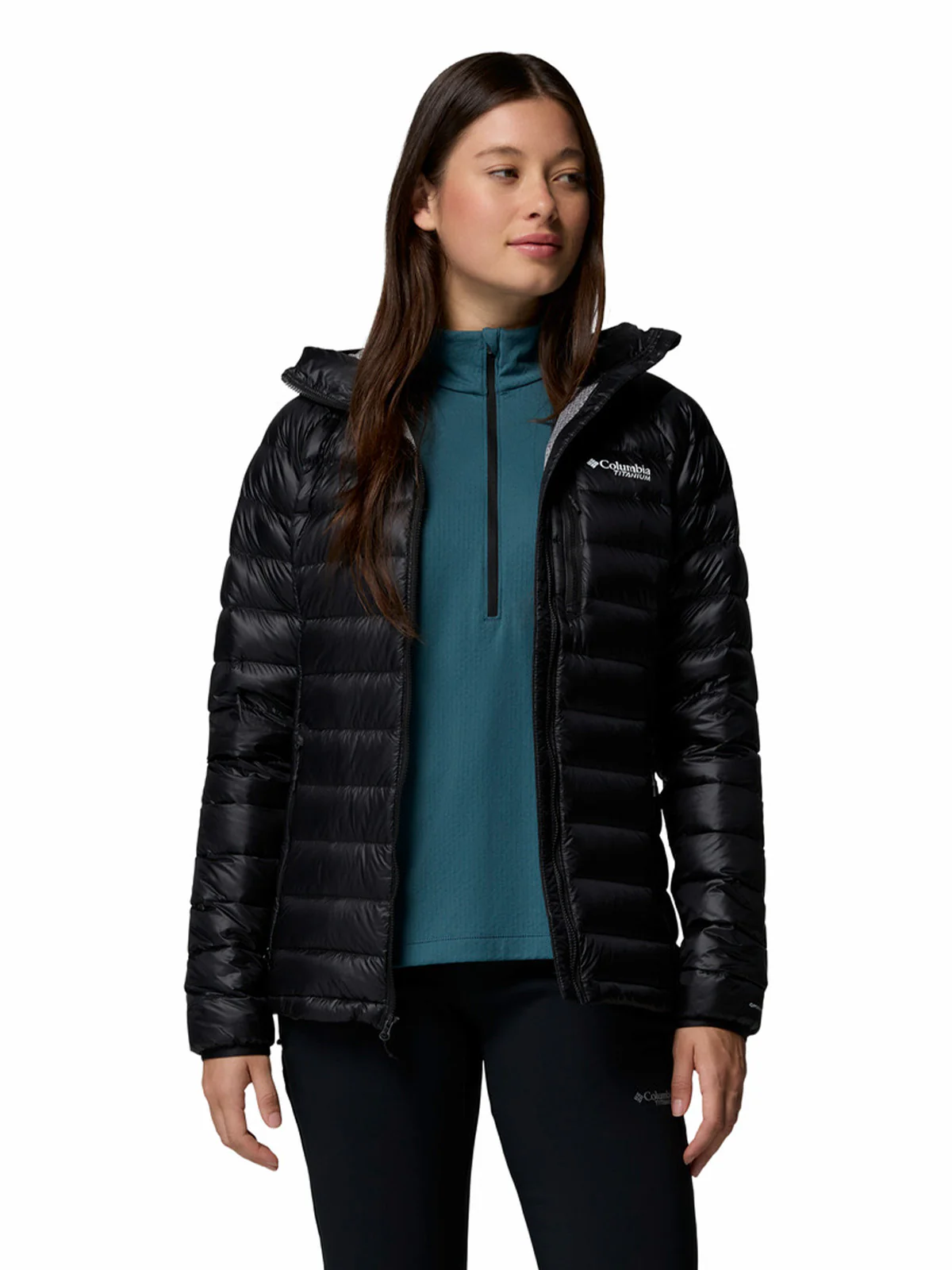Parka Mujer Arctic Crest Down Negro Columbia - Image 3