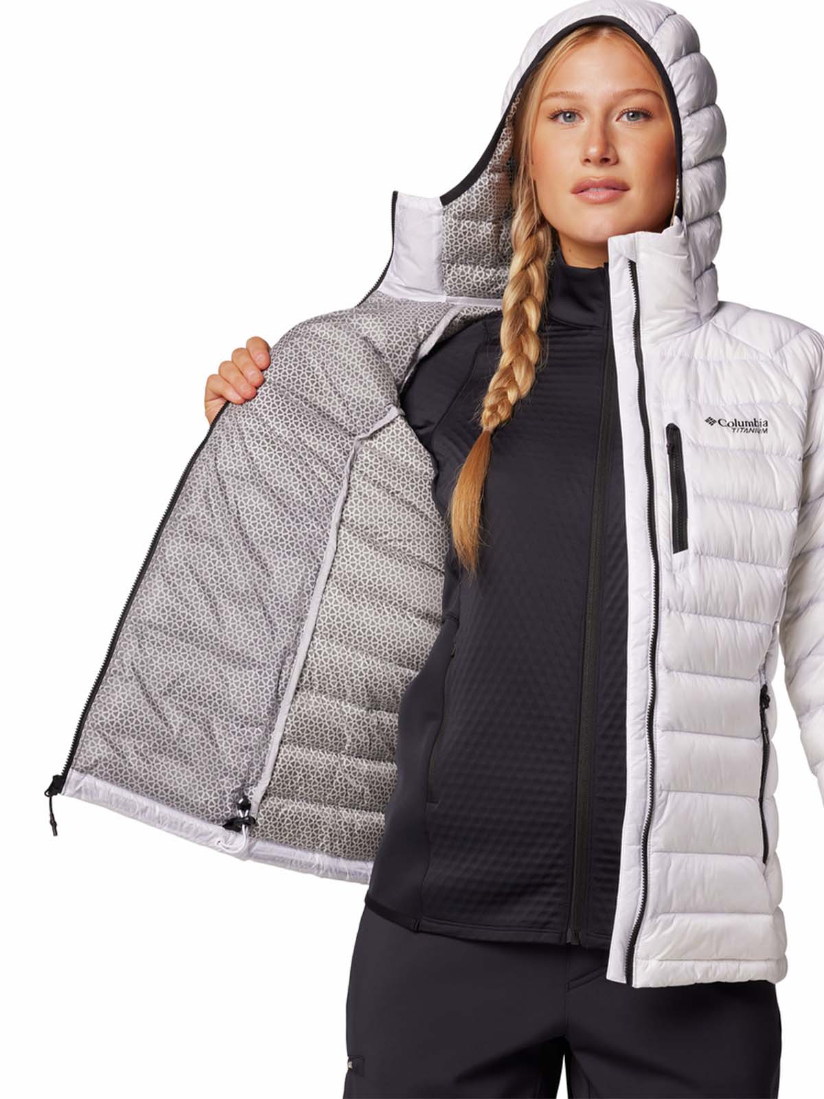 Parka Mujer Arctic Crest Blanco Columbia - Image 5