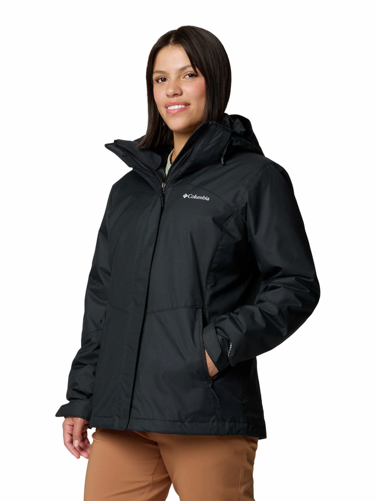 Parka Mujer Bugaboo II Interchange Negro Black Trail Running Omni-Heat Reflective Columbia - Image 2