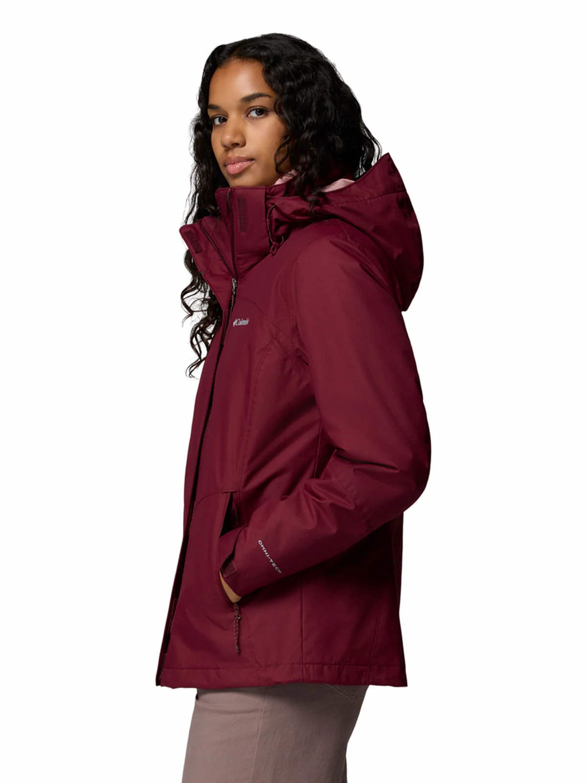 Parka Mujer Bugaboo III Fleece Interchange Morado Columbia - Image 2