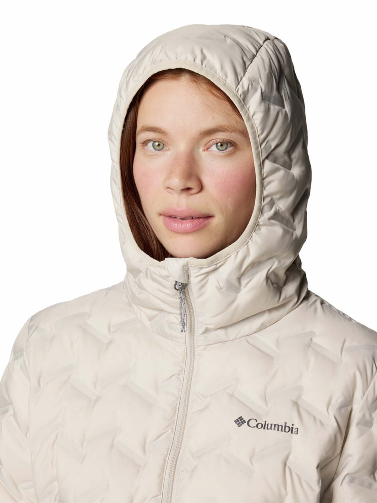Parka Mujer Delta Ridge II Gris Dark Stone Trail Running Omni-Heat Reflective Columbia - Image 3