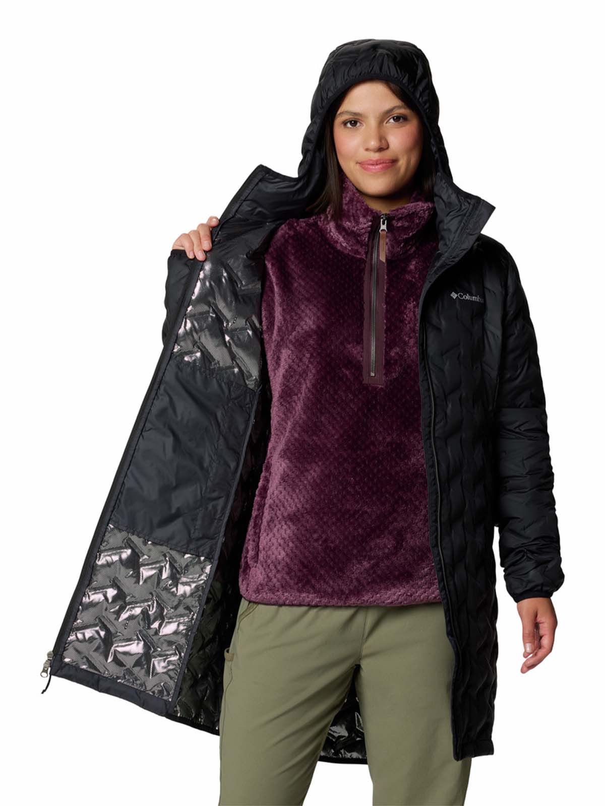 Parka Mujer Delta Ridge II Negro Columbia - Image 4