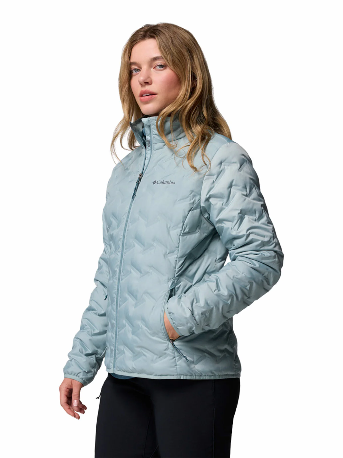 Parka Mujer Delta Ridge II Celeste Columbia - Image 2