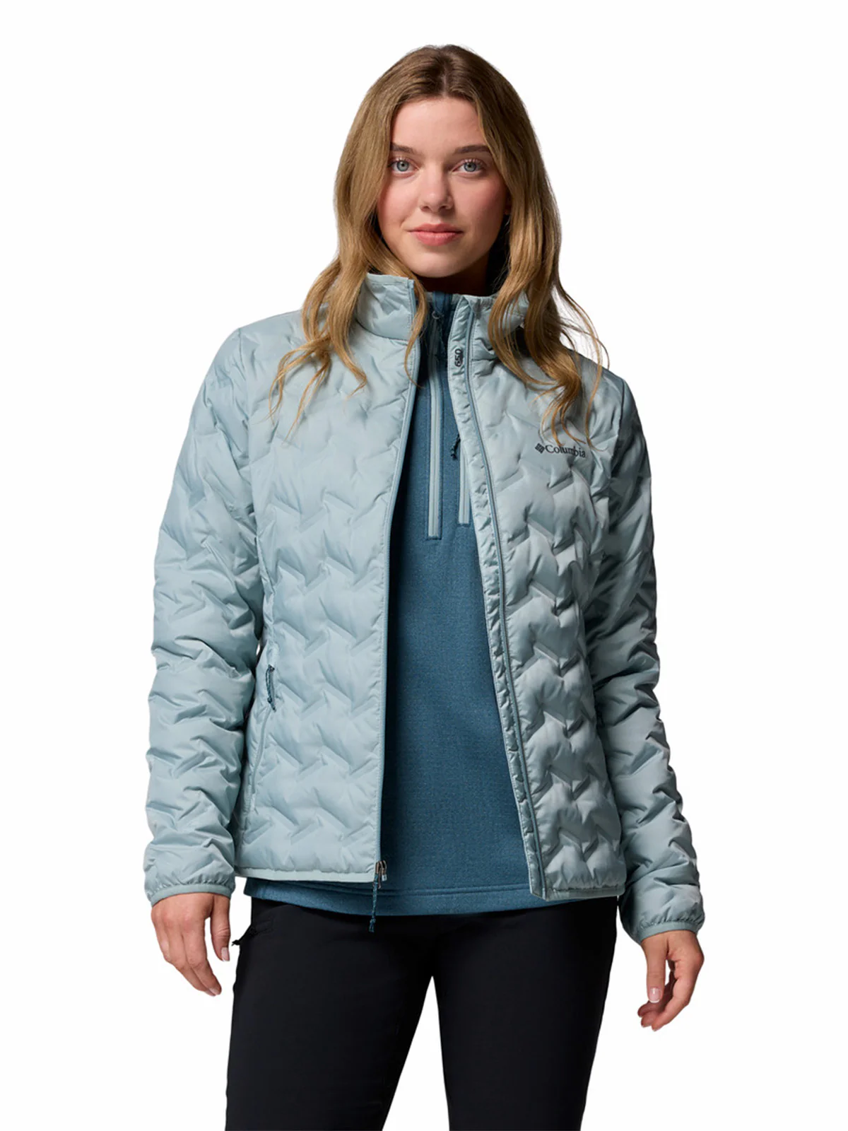 Parka Mujer Delta Ridge II Celeste Columbia - Image 5