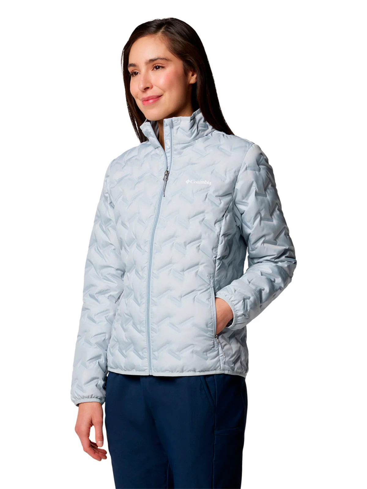 Parka Mujer Delta Ridge II Gris Cirrus Grey Columbia - Image 2