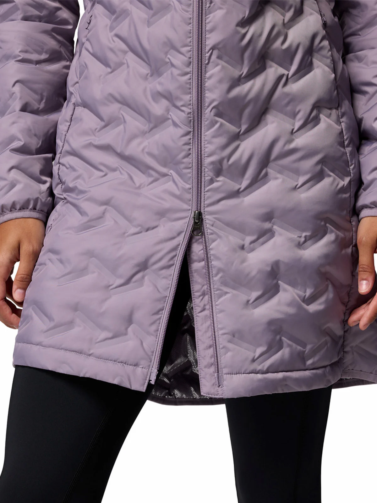 Parka Mujer Delta Ridge II Long Hooded Down Morado Columbia - Image 6