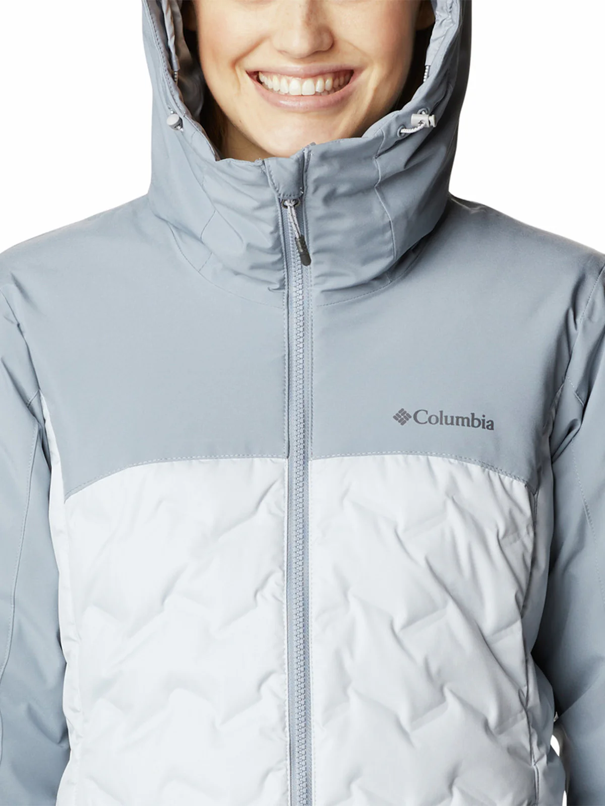Parka Mujer Grand Trek III Down Gris Columbia - Image 3