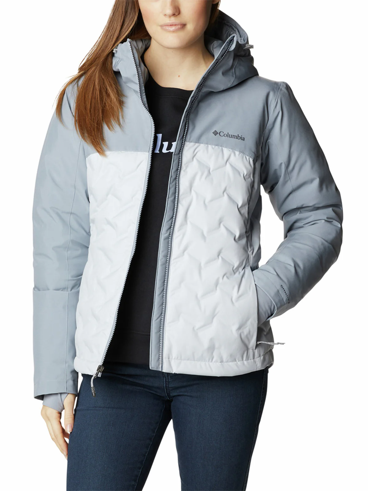 Parka Mujer Grand Trek III Down Gris Columbia - Image 5