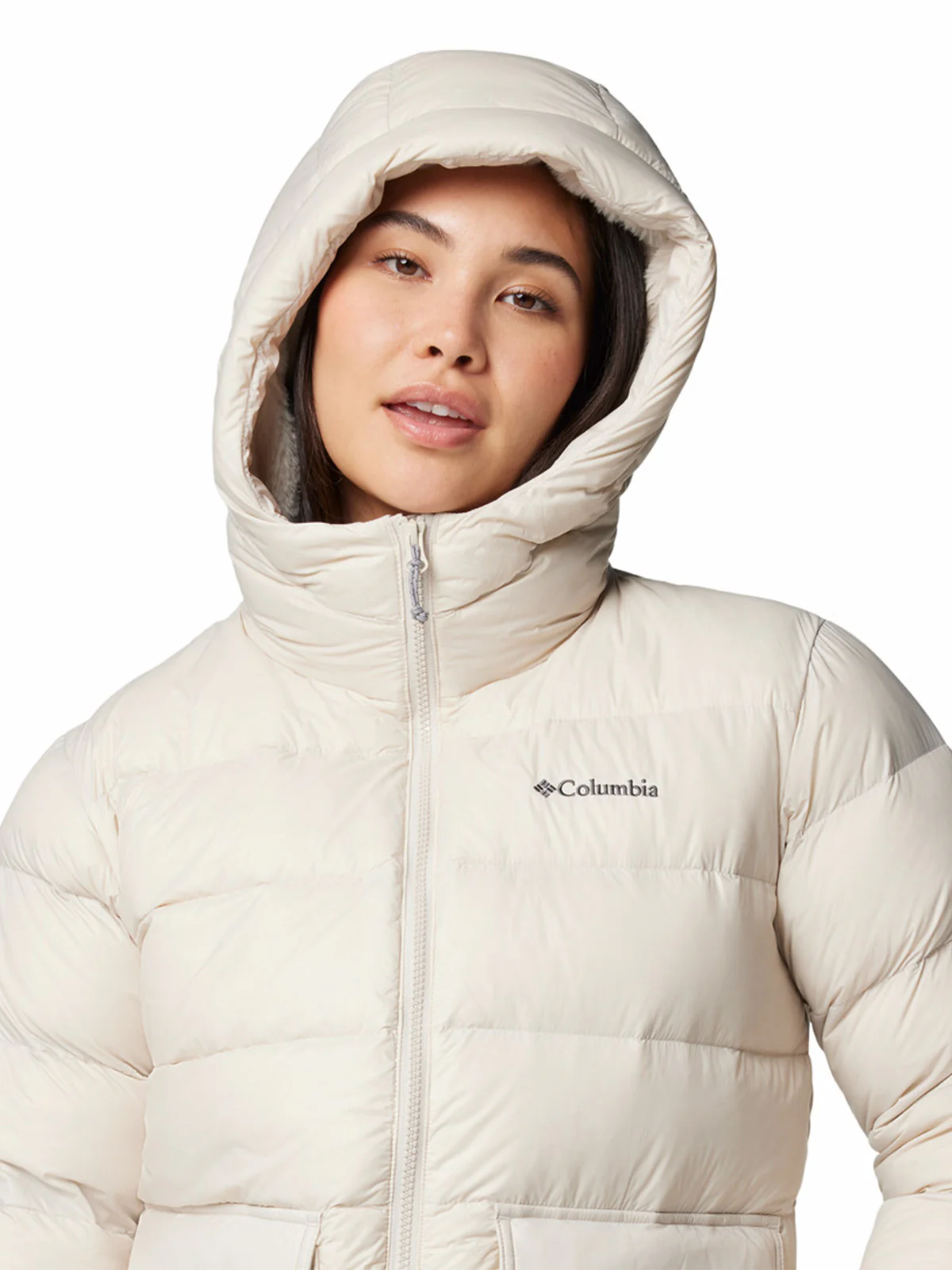 Parka Mujer Harmony Falls Hooded Beige Columbia - Image 4