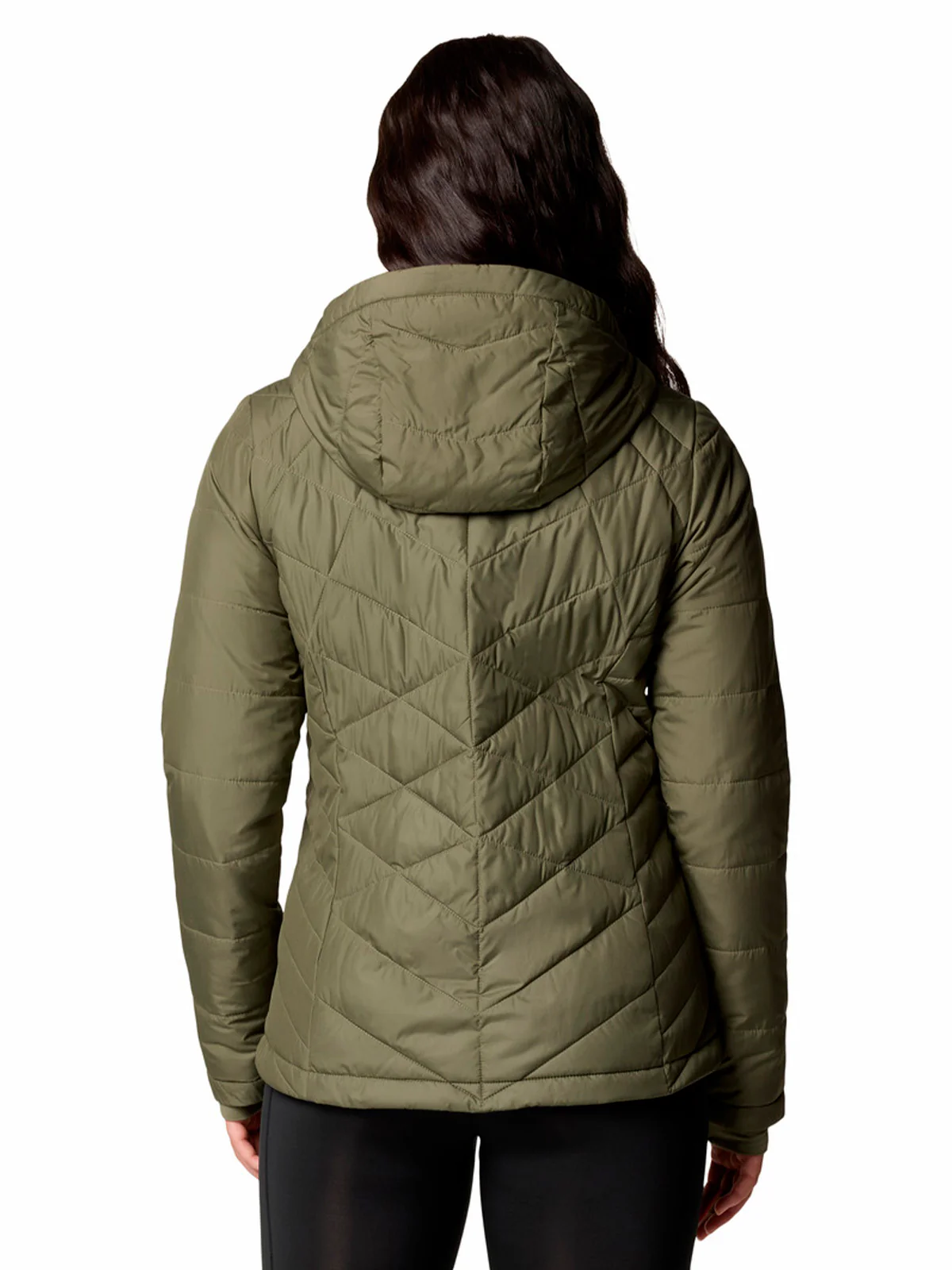 Parka Mujer Heavenly Hoodie Verde Columbia - Image 6