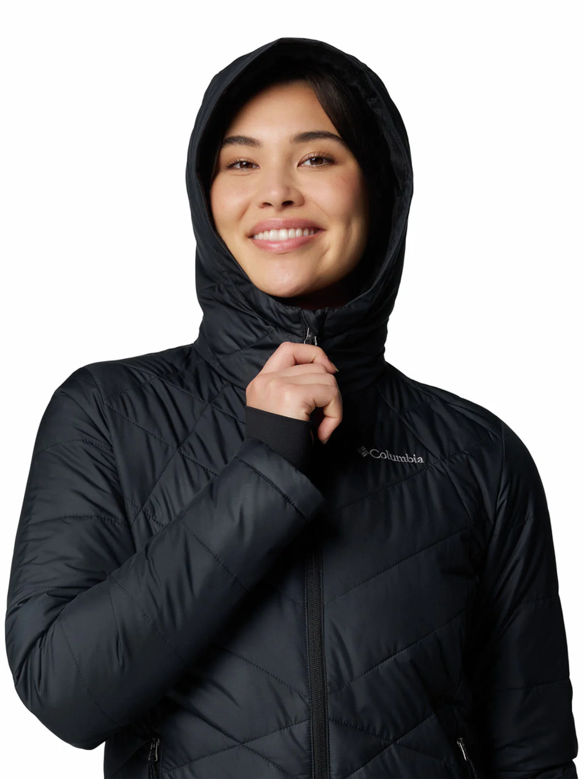 Parka Mujer Heavenly Negro Black Trail Running Insulated Columbia - Image 3