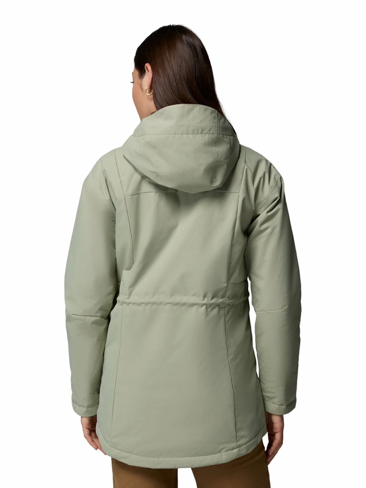 Parka Mujer Hikebound II Long Insulated Beige Columbia - Image 8