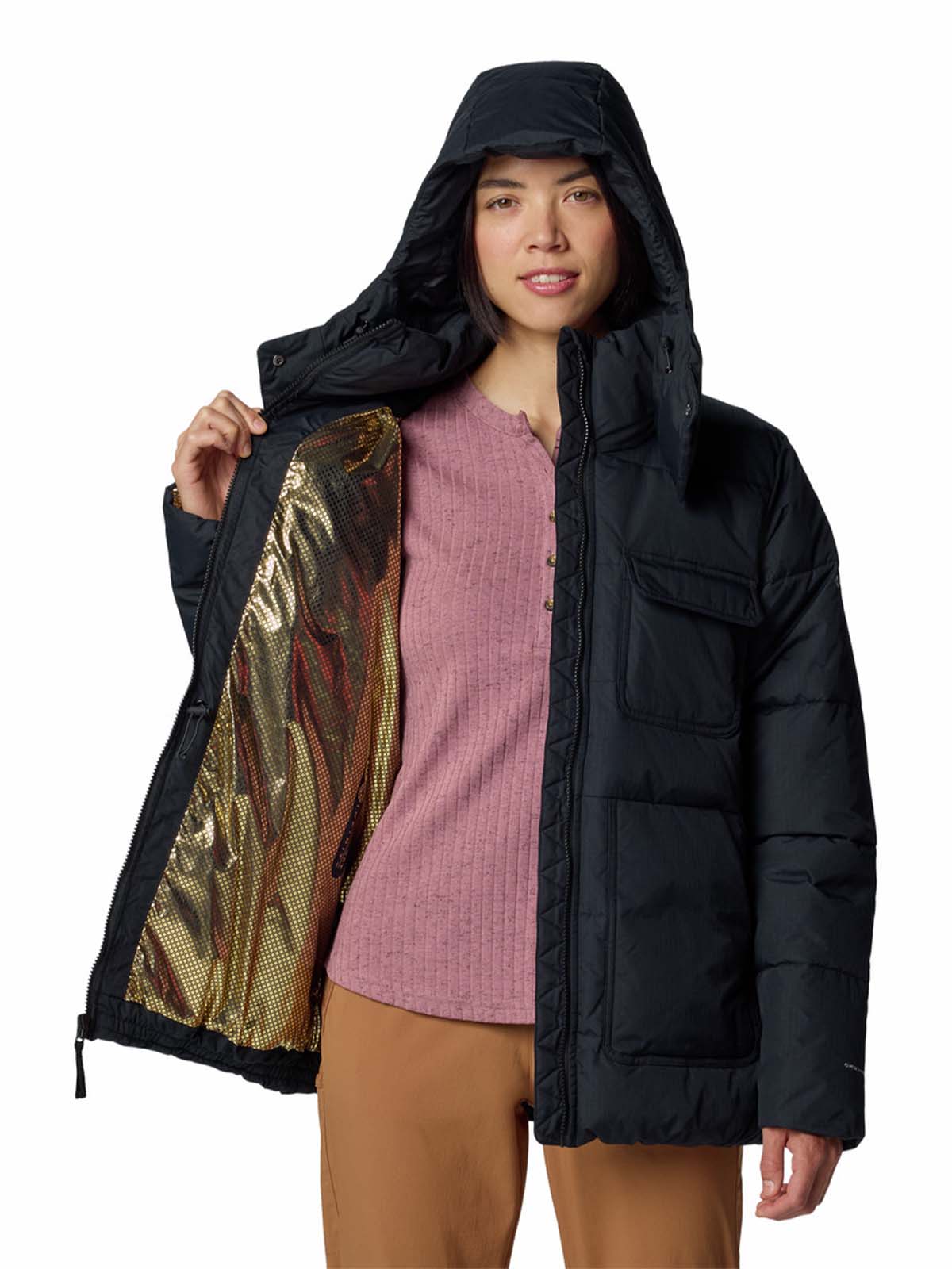 Parka Mujer Insulada Longhorn Ridge Negro Columbia - Image 5