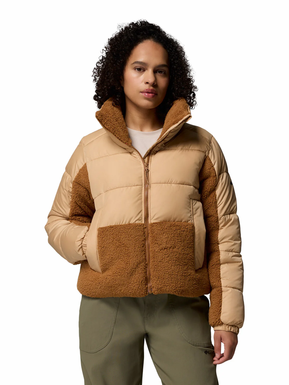 Parka Mujer Leadbetter Point II Hybrid Beige/Crudo Columbia