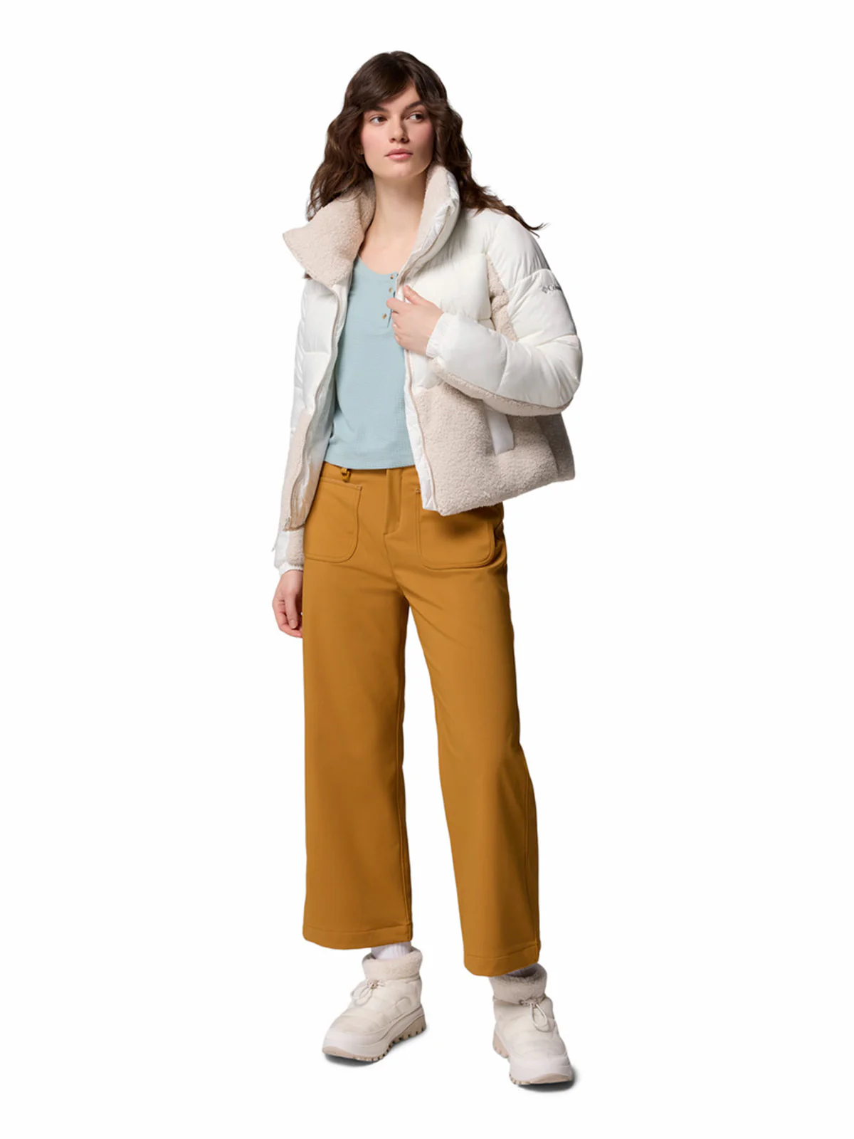 Parka Mujer Leadbetter Point II Hybrid Blanco Columbia - Image 8