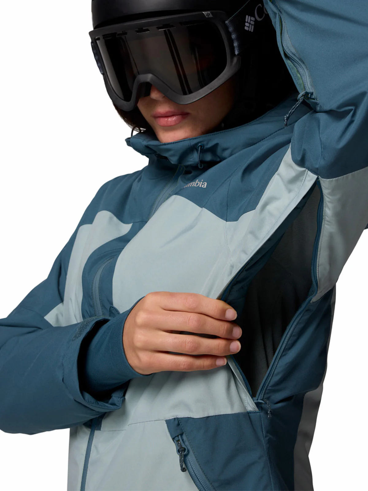 Parka Mujer Liftline Jacket Celeste Columbia - Image 4