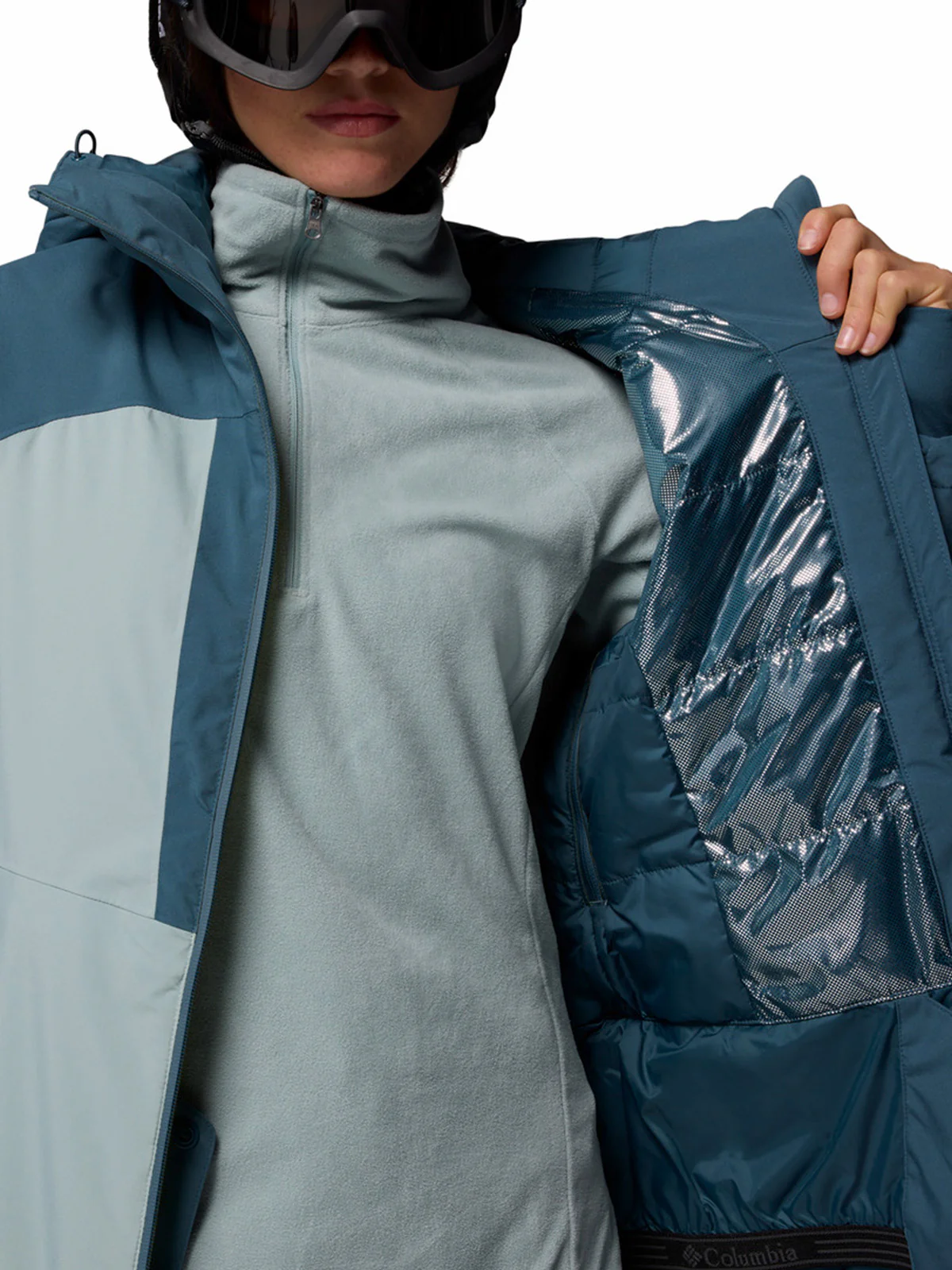 Parka Mujer Liftline Jacket Celeste Columbia - Image 7