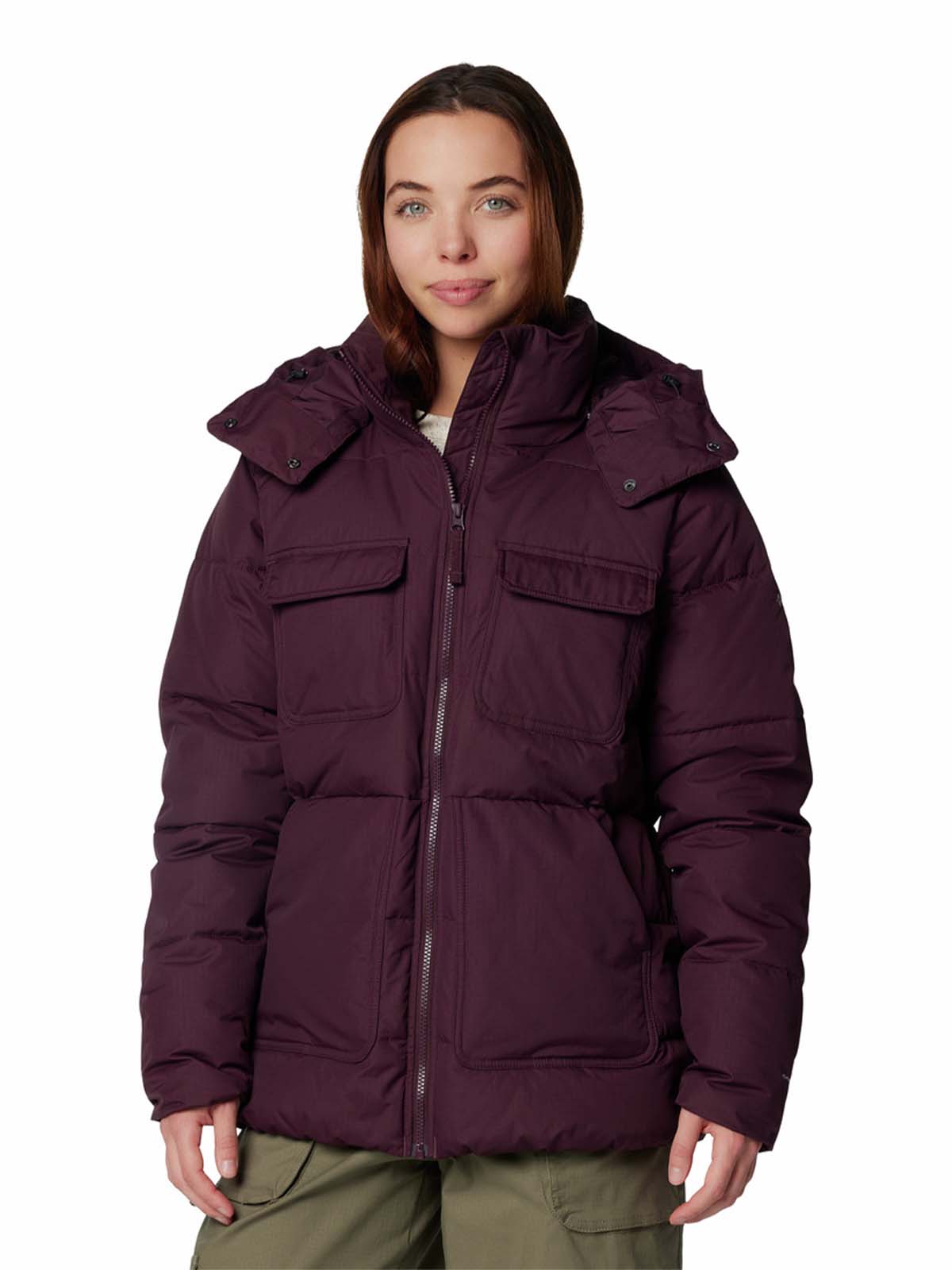 Parka Mujer Longhorn Ridge Morado Moonvista Uso Diario Columbia