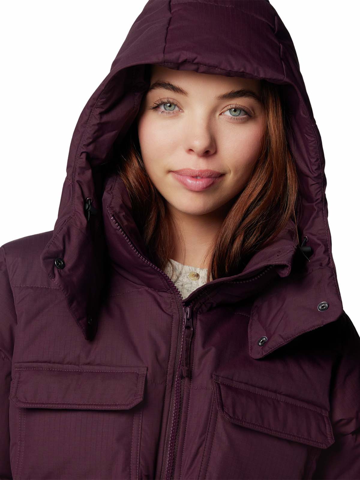 Parka Mujer Longhorn Ridge Morado Moonvista Uso Diario Columbia - Image 3