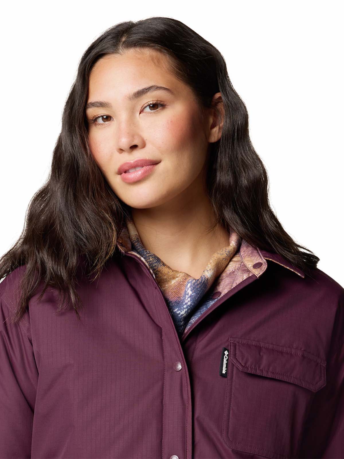 Parka Mujer Longhorn Ridge Morado Moonvista Hiking Columbia - Image 3