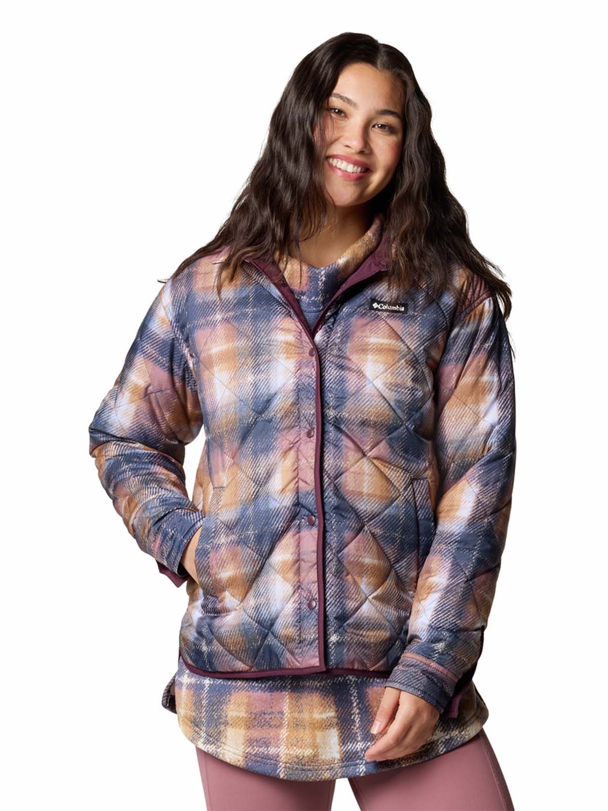 Parka Mujer Longhorn Ridge Morado Moonvista Hiking Columbia - Image 6