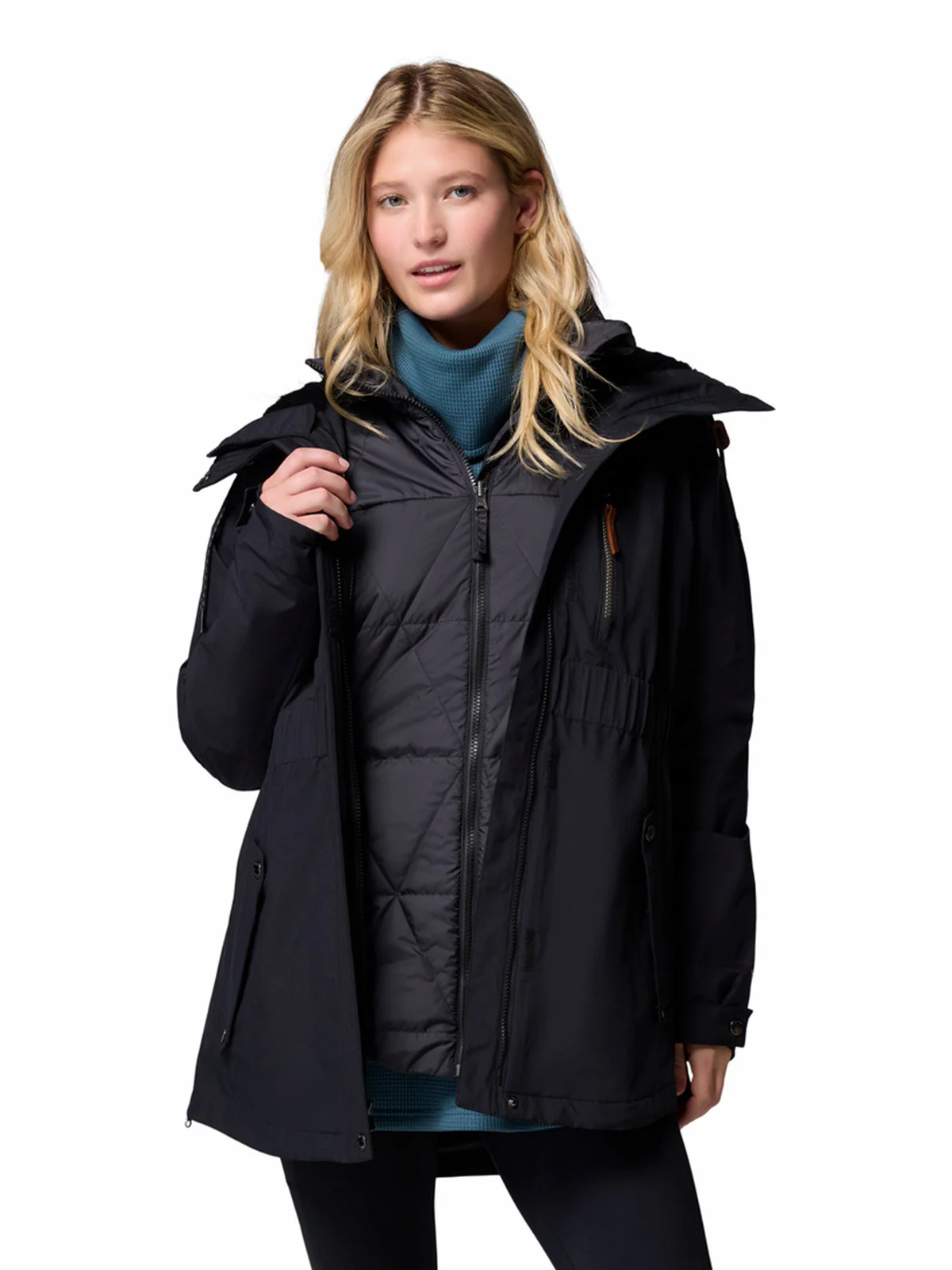 Parka Mujer Payton Pass II Interchange Negro Columbia - Image 3