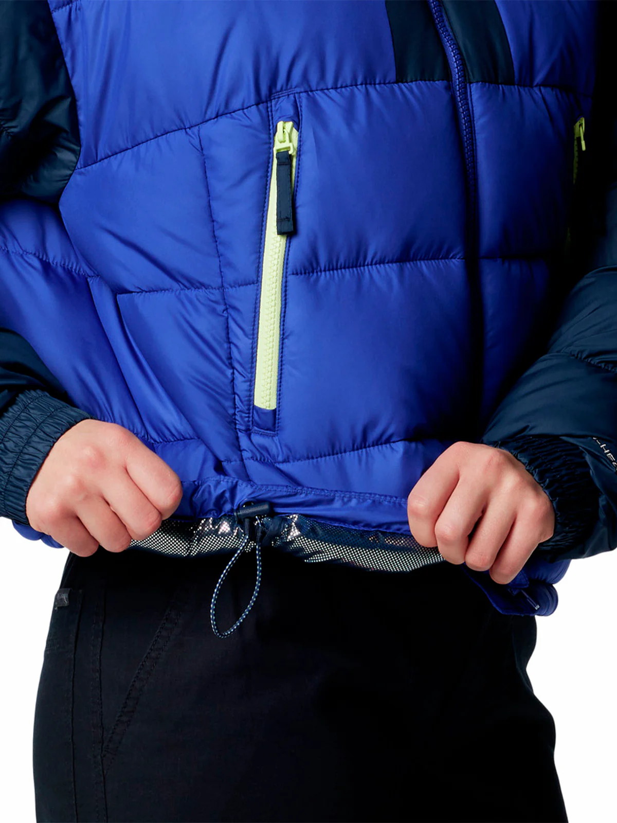 Parka Mujer Pike Lake II Cropped Azul Columbia - Image 5