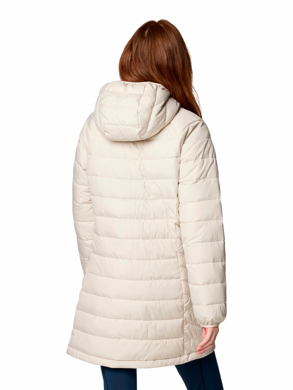 Parka Mujer Powder Lite II Mid Gris Columbia - Image 5