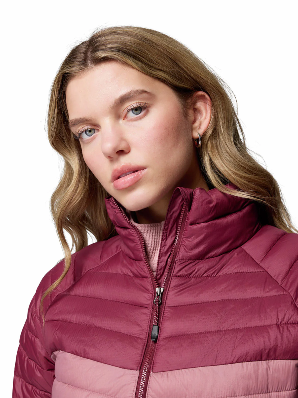 Parka Mujer Powder Pass Rosado Columbia - Image 4