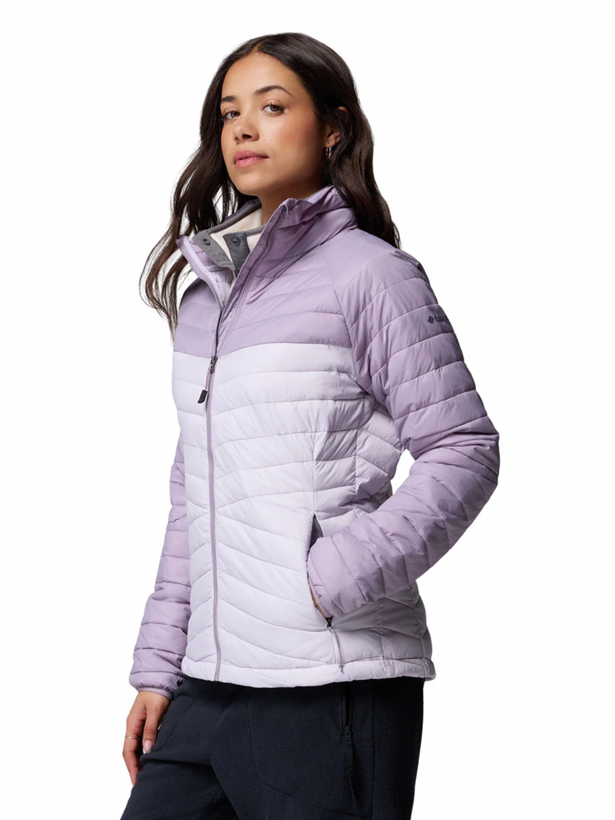 Parka Mujer Powder Pass  Morado Columbia - Image 2