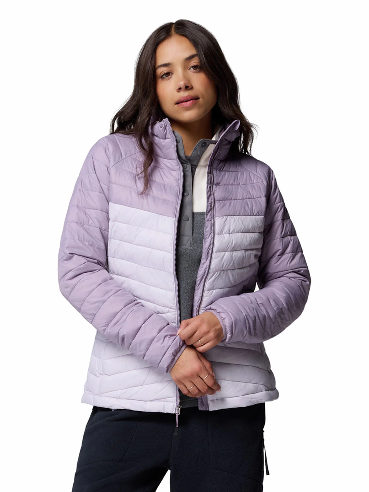 Parka Mujer Powder Pass  Morado Columbia - Image 3