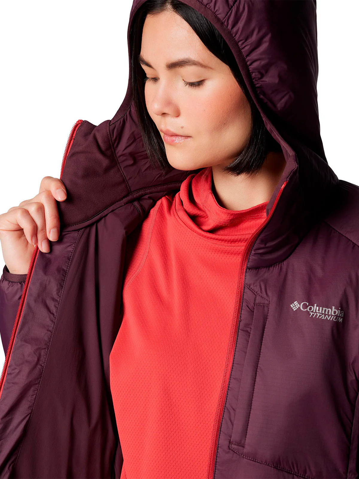 Parka Mujer Silver Leaf Morado Columbia - Image 5