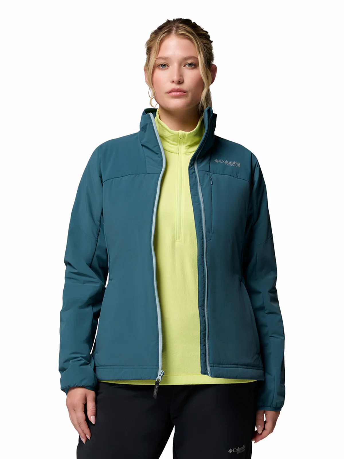 Parka Mujer Silver Leaf Lite Jkt Azul Columbia - Image 3