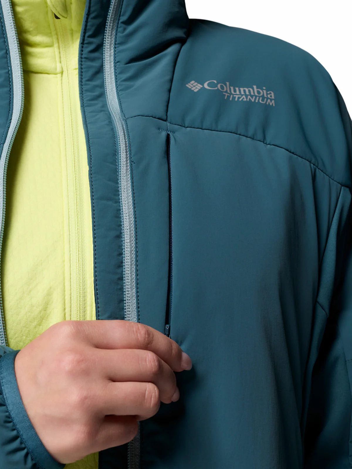 Parka Mujer Silver Leaf Lite Jkt Azul Columbia - Image 4