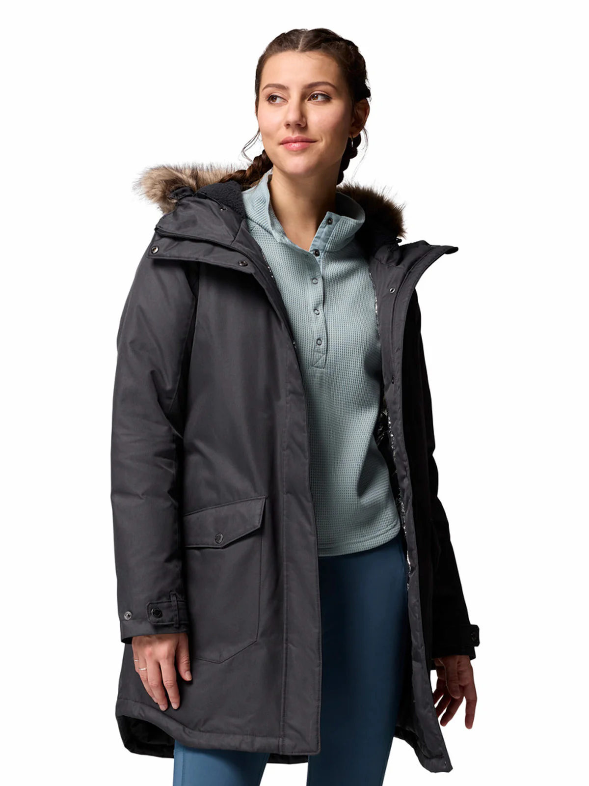 Parka Mujer Suttle Mountain Negro Columbia - Image 3