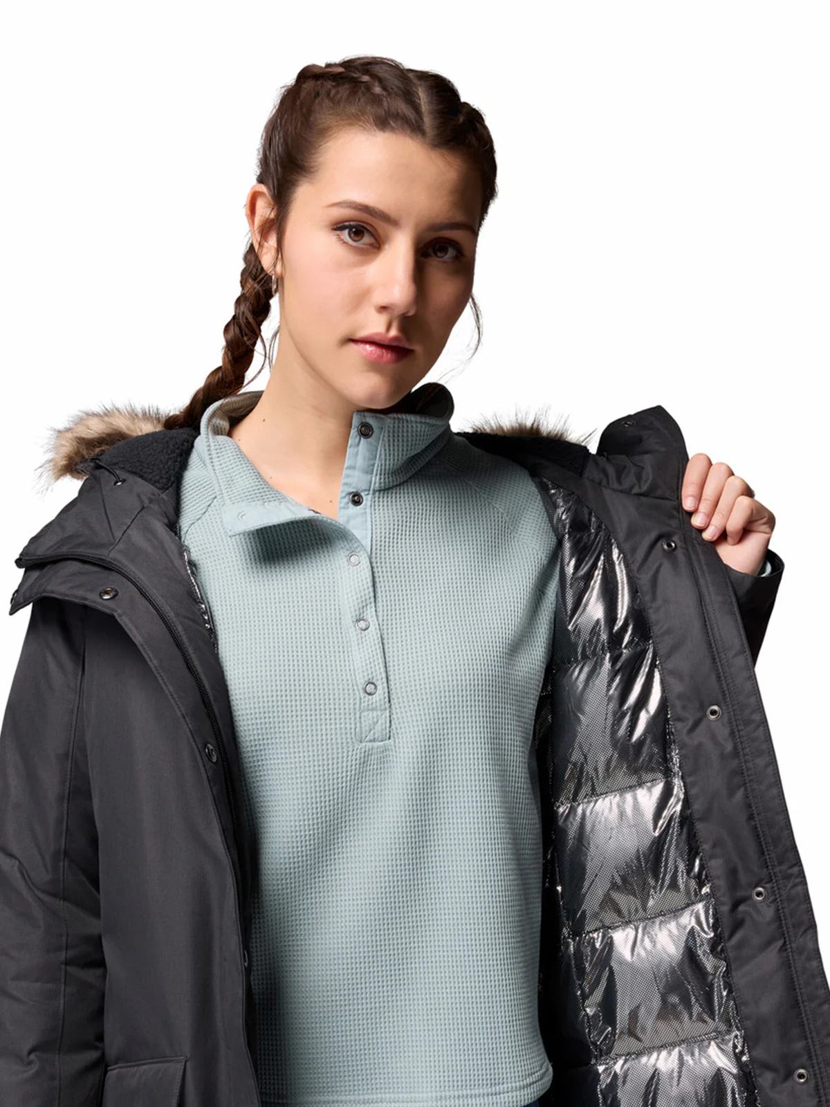 Parka Mujer Suttle Mountain Negro Columbia - Image 4
