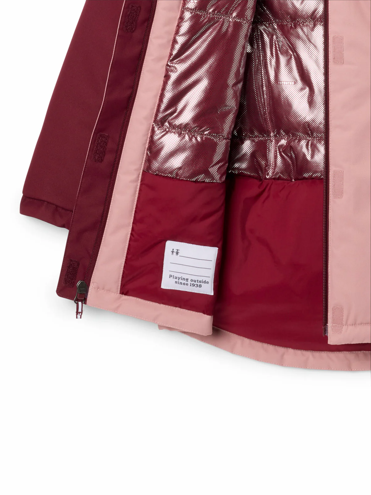 Parka Niña Hikebound II Long Insulated Rosado Columbia - Image 2