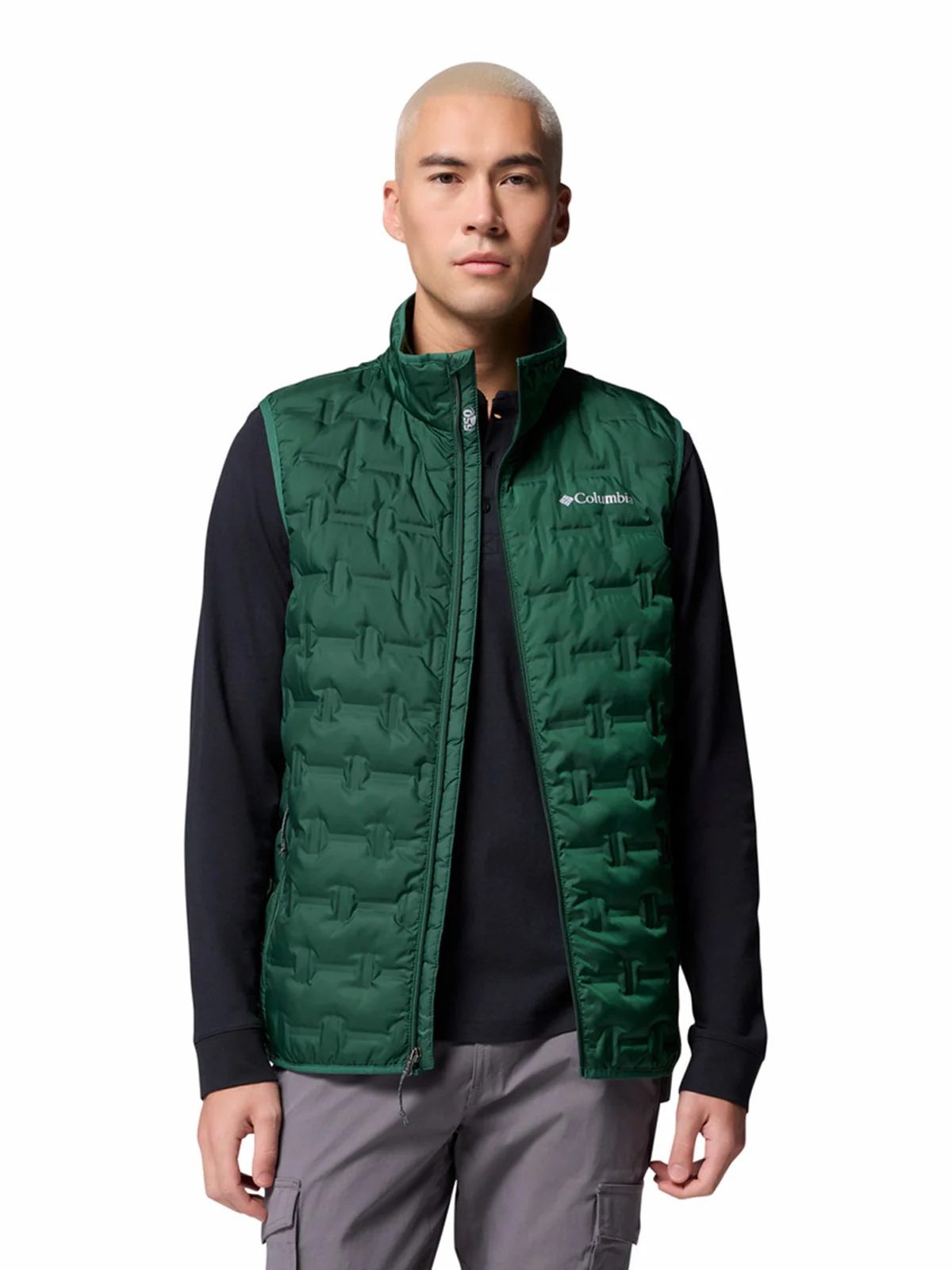 Parka Sin Mangas Hombre Delta Ridge II Down V Verde Columbia - Image 3