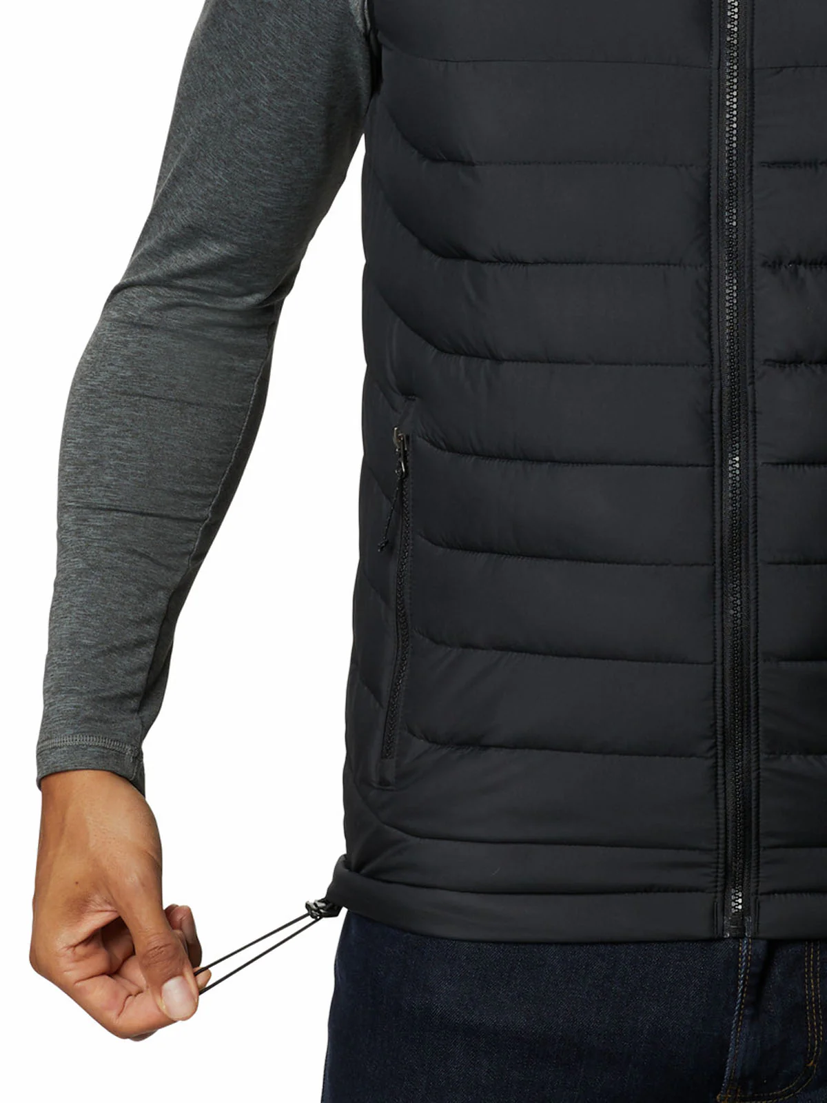 Parka Sin Mangas Hombre Powder Lite II Negro Columbia - Image 5