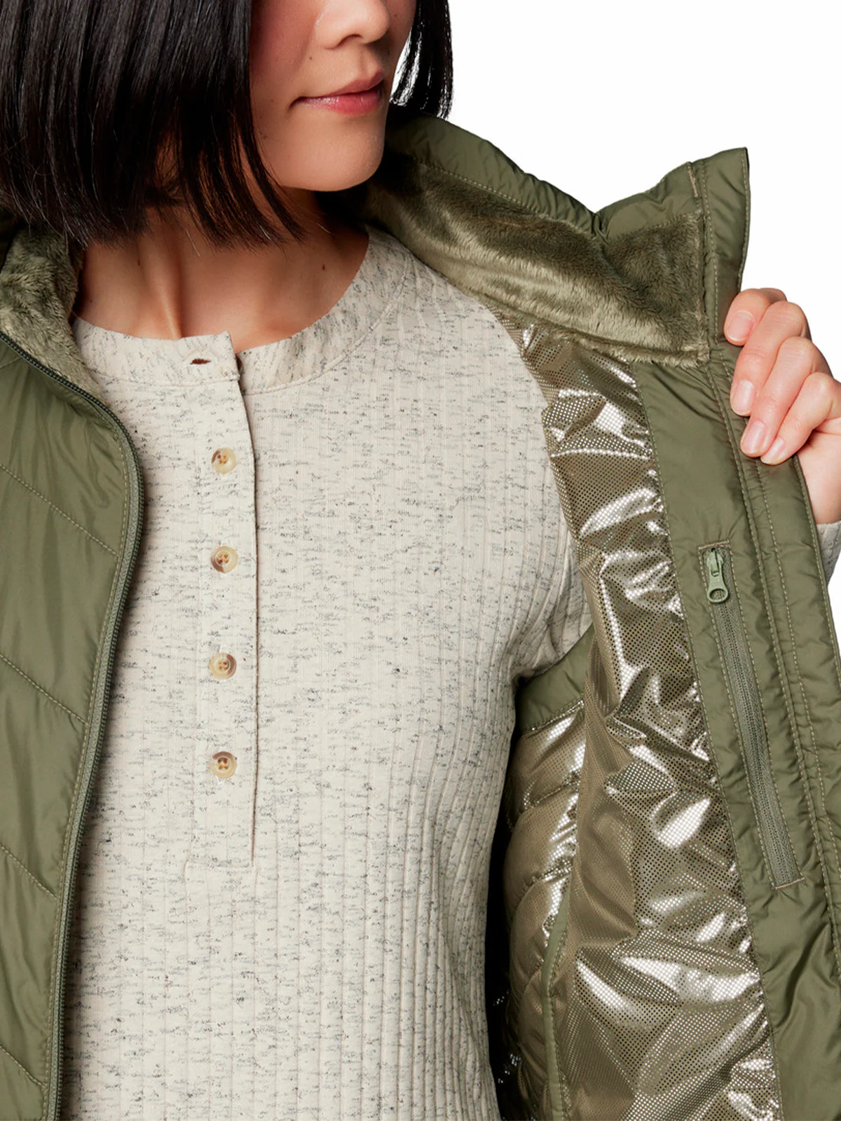 Parka Sin Mangas Mujer Heavenly II Verde Columbia - Image 5