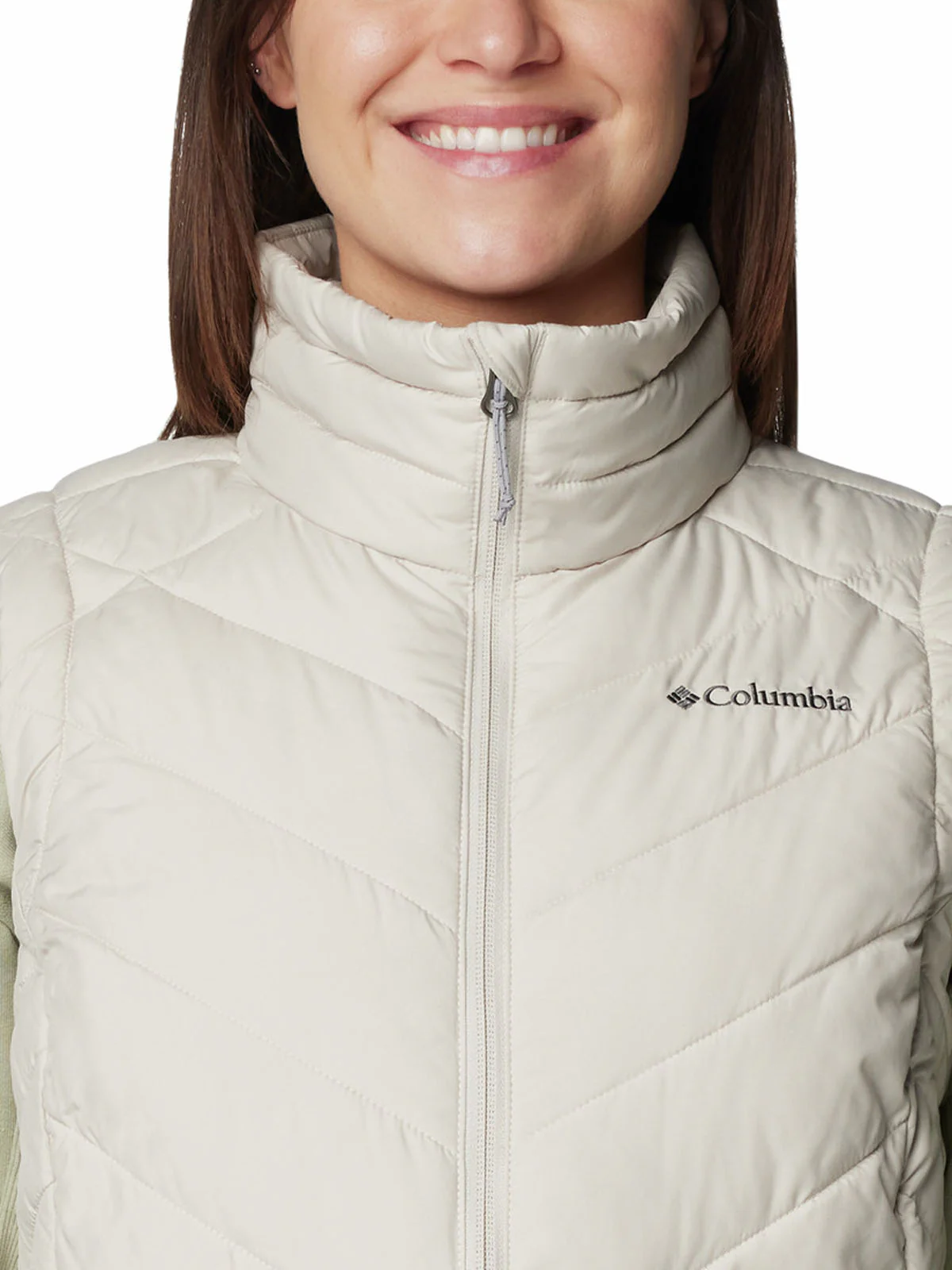 Parka Sin Mangas Mujer Heavenly II Vest Gris Columbia - Image 3