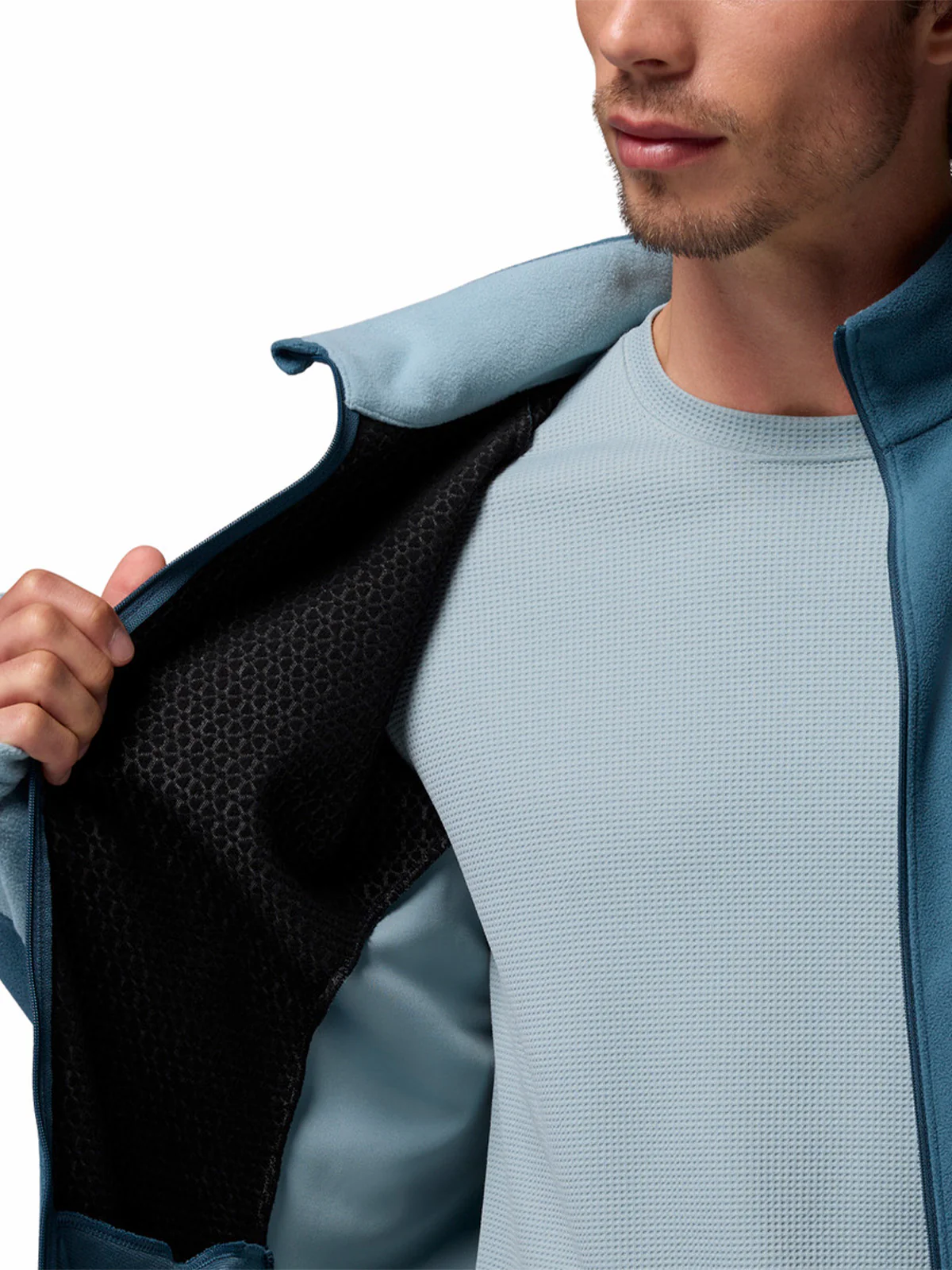 Polar Hombre Arctic Peak Full Zip Azul Columbia - Image 4