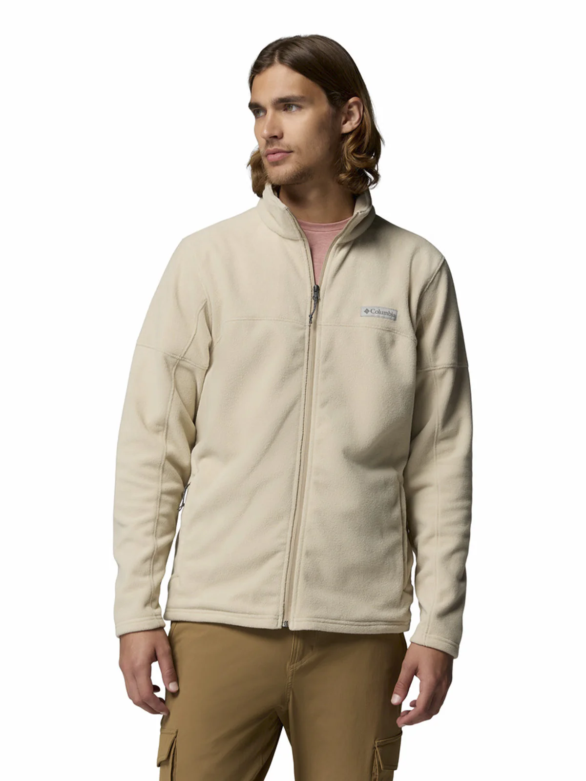 Polar Hombre Basin Trail Full Zip Beige Ancient Fossil Outdoor Columbia