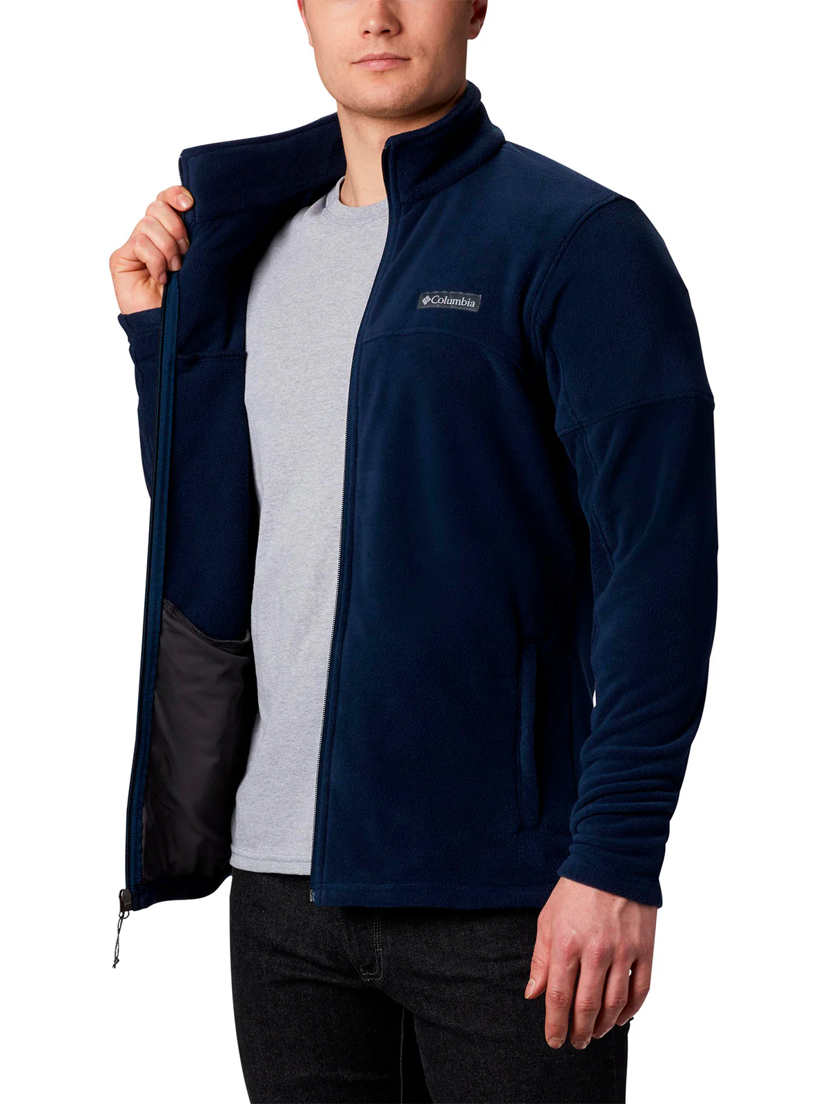 Polar Hombre Basin Trail Full Zip Azul Collegiate Navy Uso Diario Columbia - Image 4