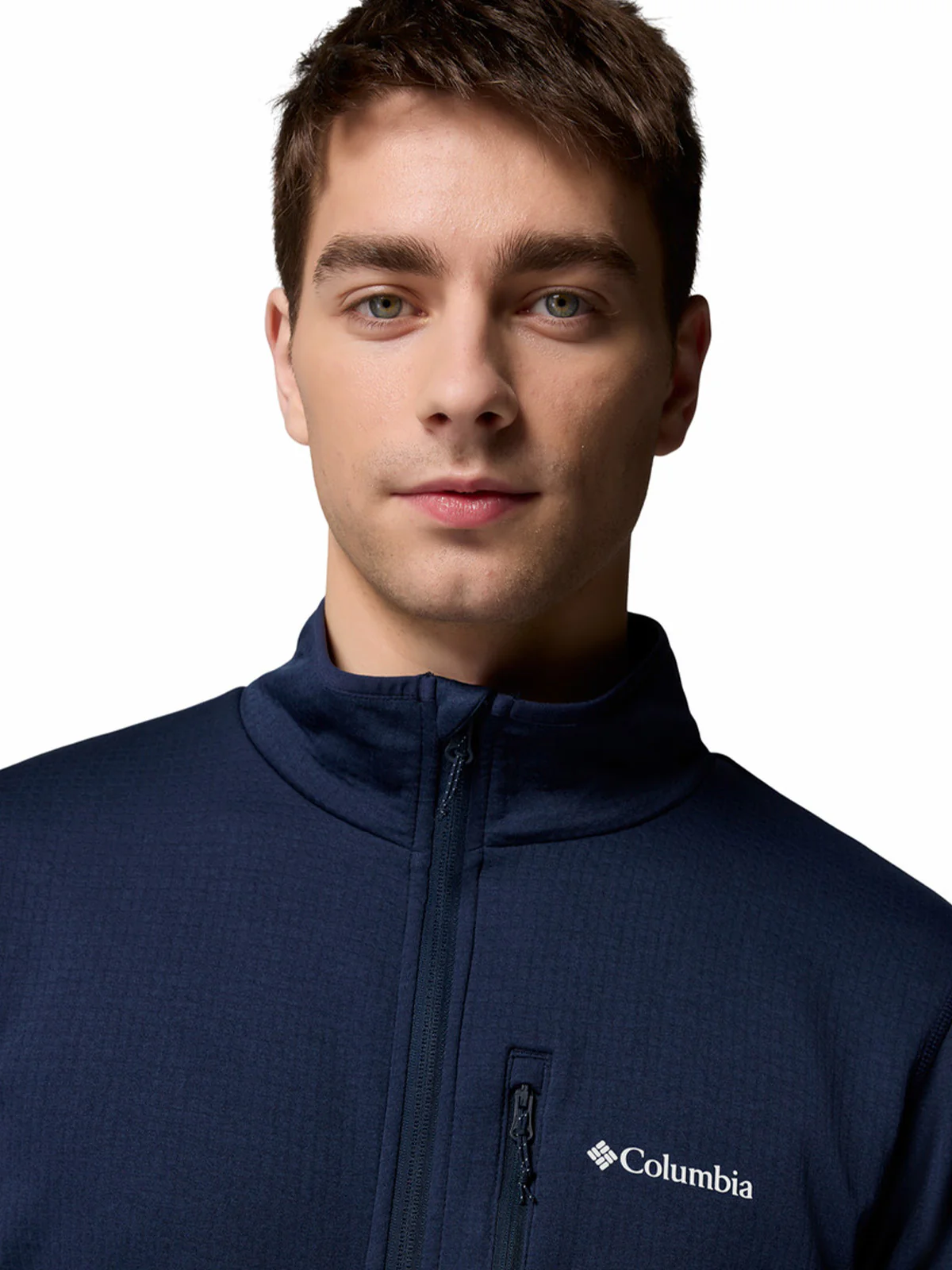 Polar Hombre Essential Hike Grid Azul Collegiate Navy Columbia - Image 5