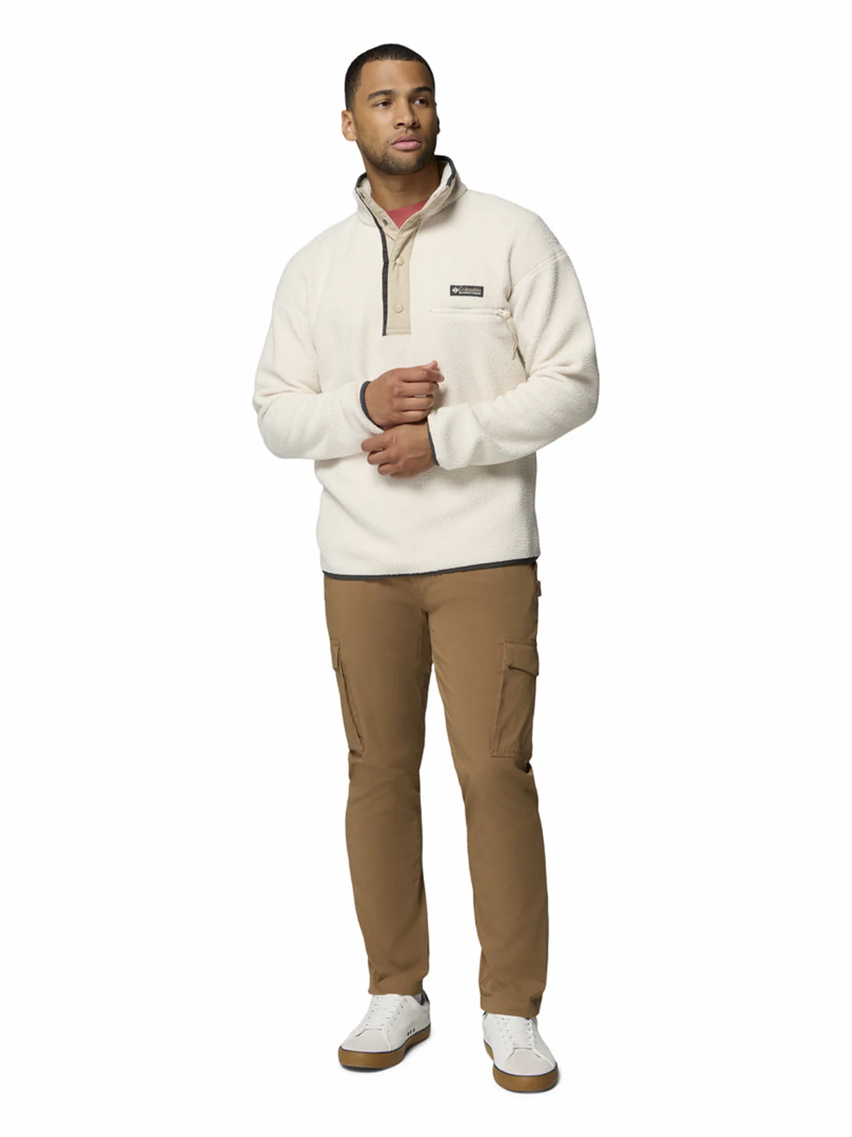 Polar Hombre Helvetia Half Snap Blanco Columbia - Image 5