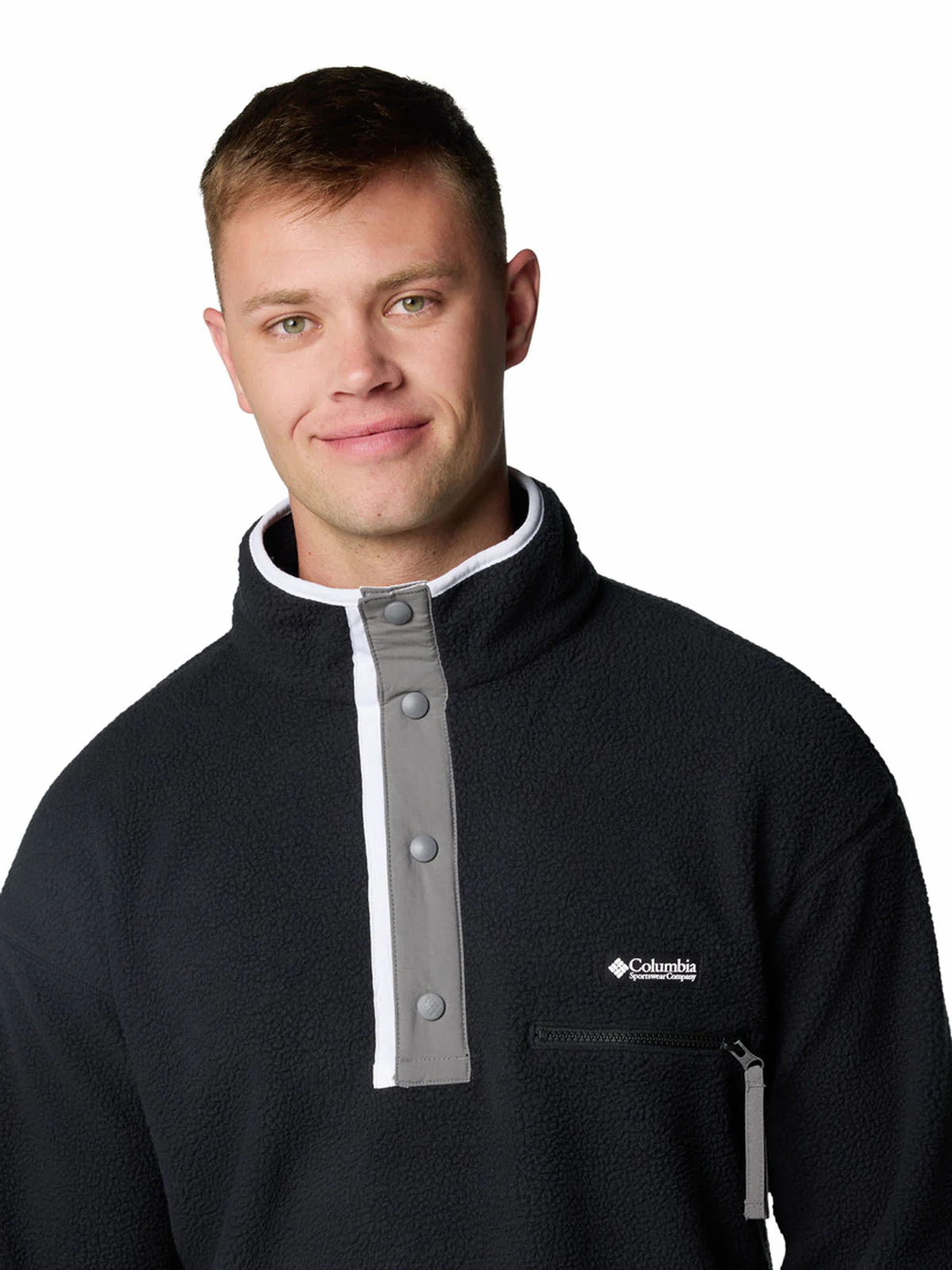 Polar Hombre Helvetia Half Snap Negro Columbia - Image 3