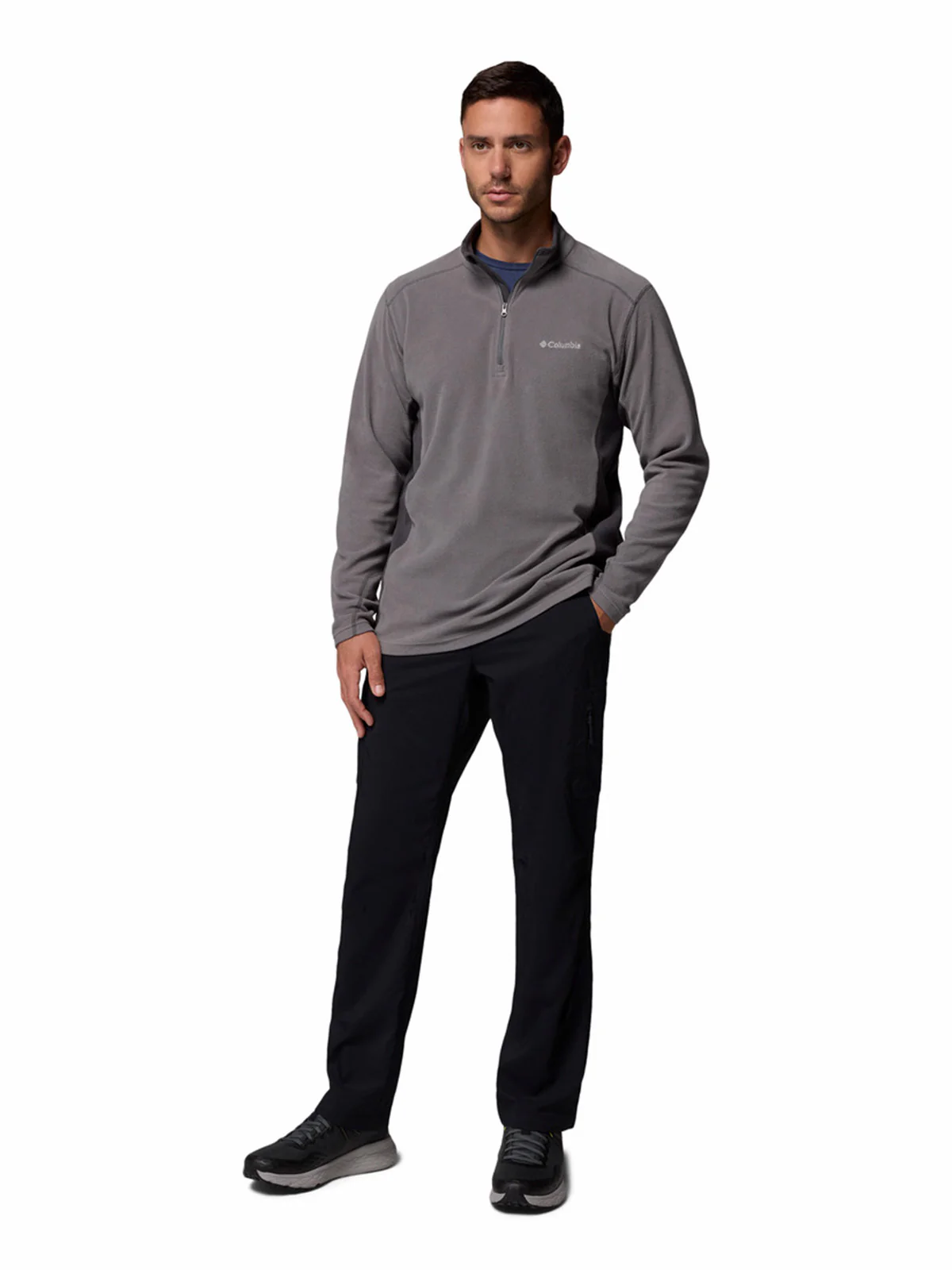 Polar Hombre Slim Fit Klamath Range™ II Half Zip Gris Columbia - Image 5