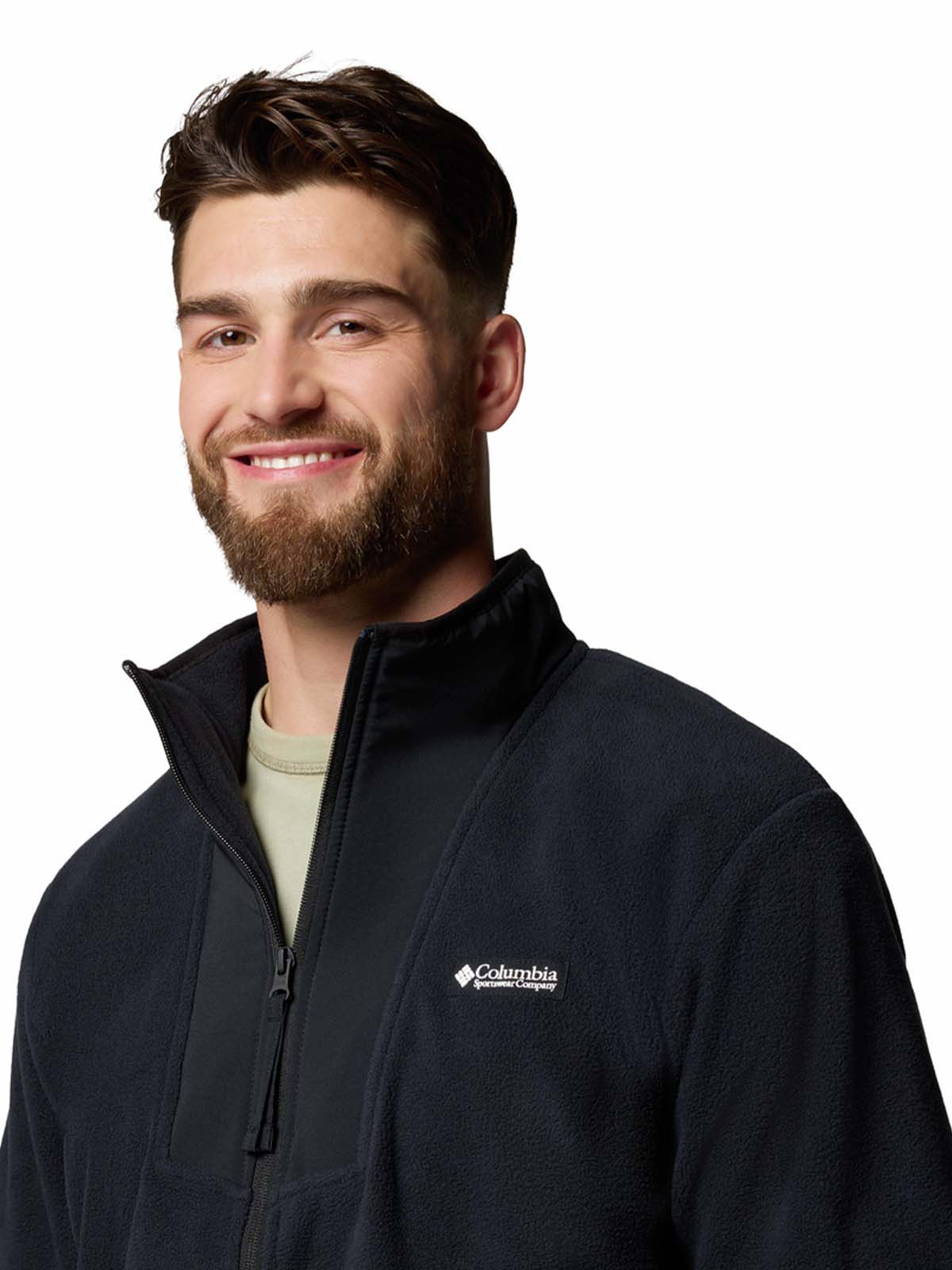 Polar Hombre Sequoia Grove Full Zip Negro Columbia - Image 3