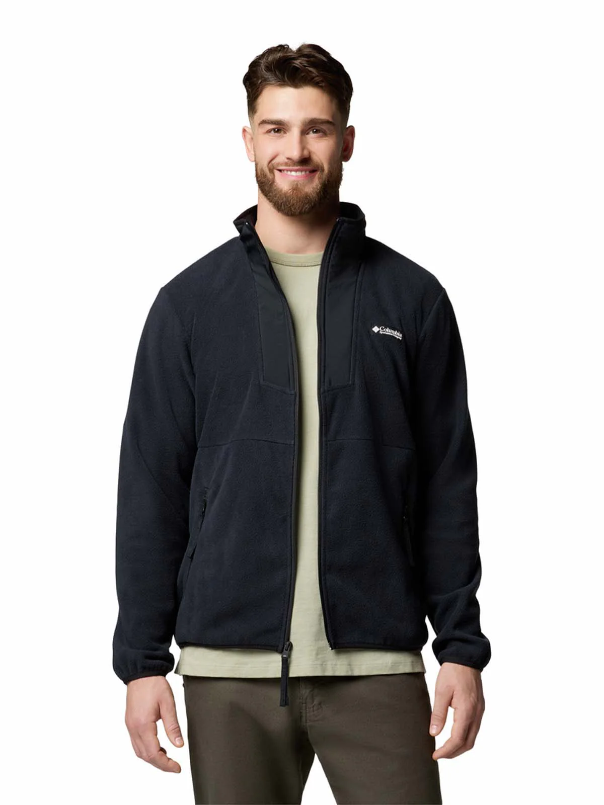 Polar Hombre Sequoia Grove Full Zip Negro Columbia - Image 4